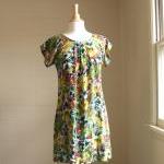 Womens Floral Print Summer Dress With Short..